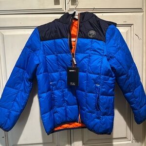 Gerry Weber Kids Puffer Jacket in Blue and Black